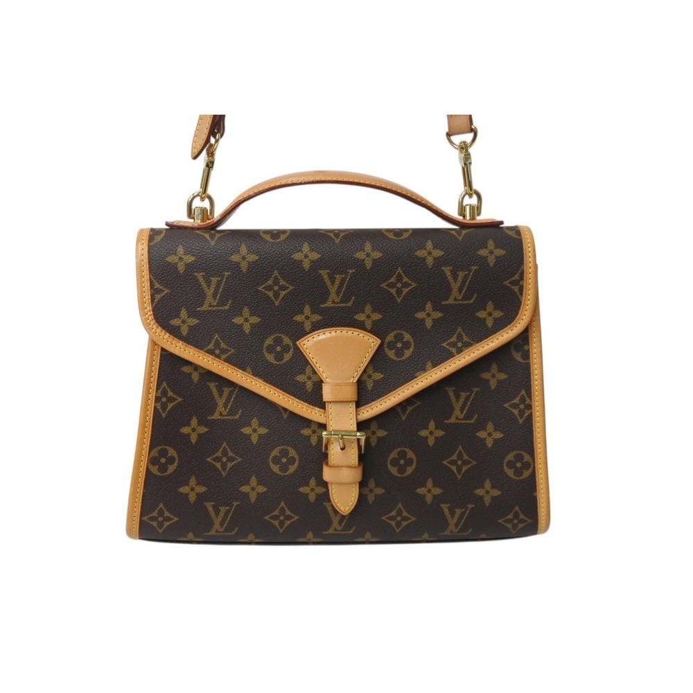 LOUIS VUITTON shoulder handbag Bernia Monogram canvas leather brown - Picture 2 of 9